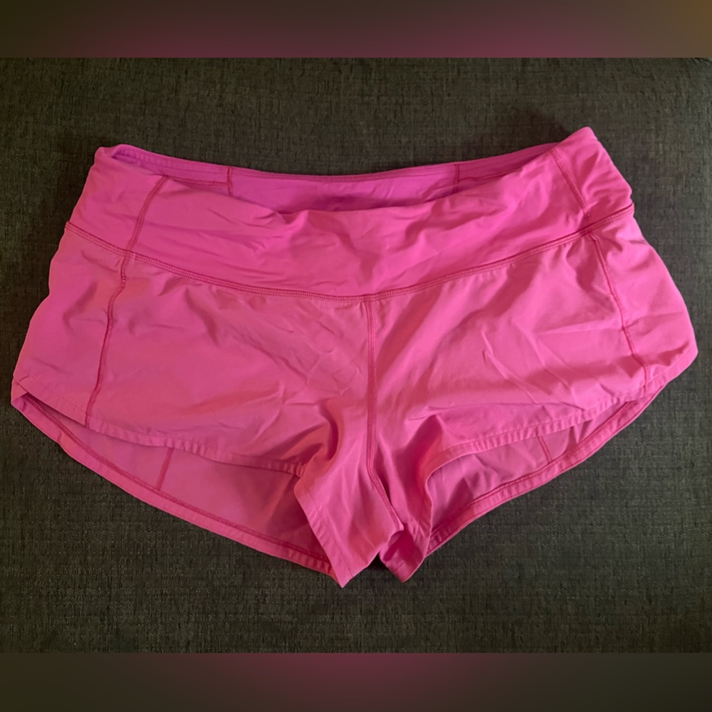Lululemon Sonic Pink Shorts